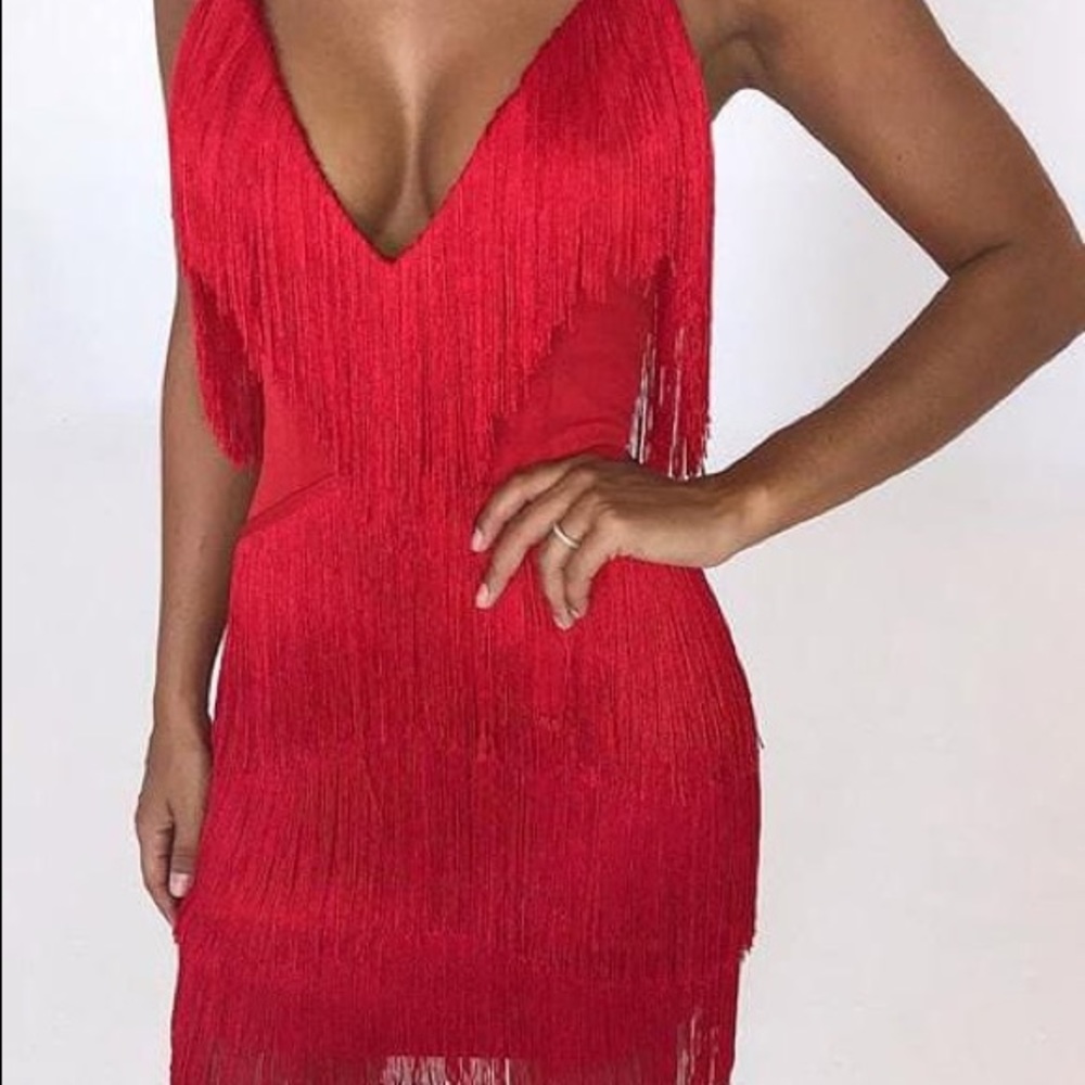 Red dress